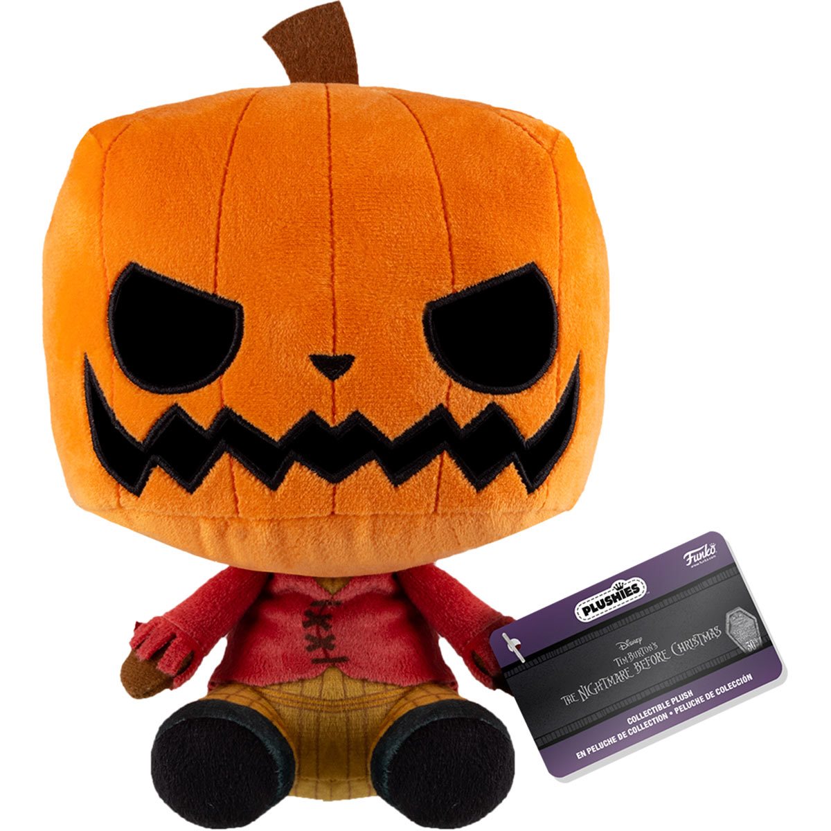 Nightmare Before Christmas 30th Ann Pumpkin King 7-Inch Pop! Plush