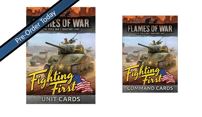 Flames of War: WWII: Unit and Command Cards (FW256-UCB) - American: Fi