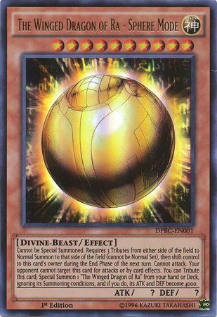 The Winged Dragon of Ra - Sphere Mode (DPBC-EN001) 1st Ed