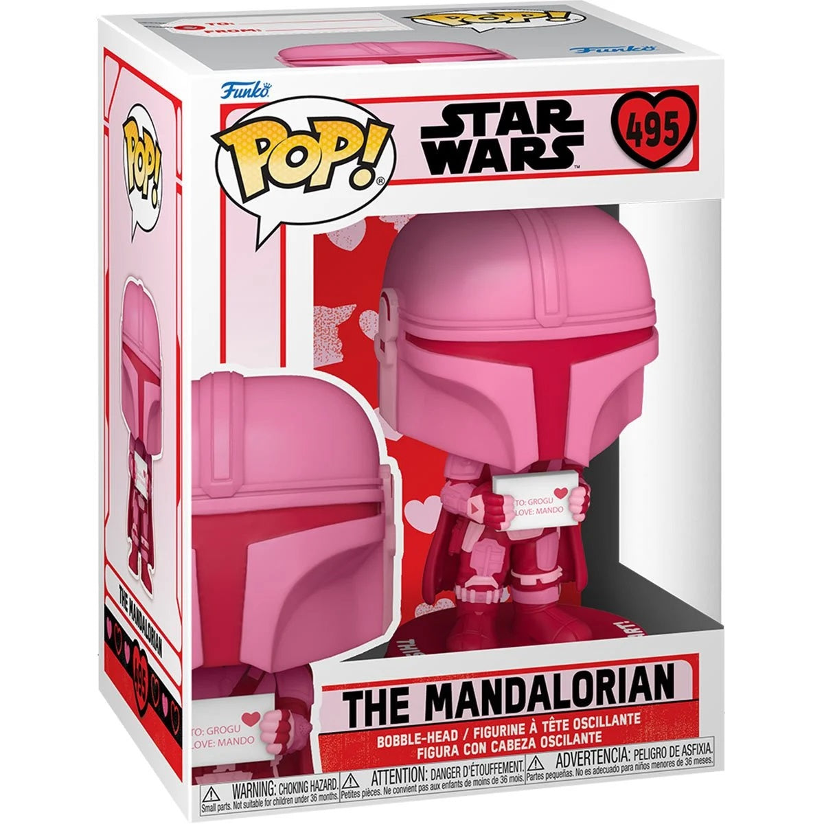POP Figure: Star Wars Valentines #0495 - The Mandalorian
