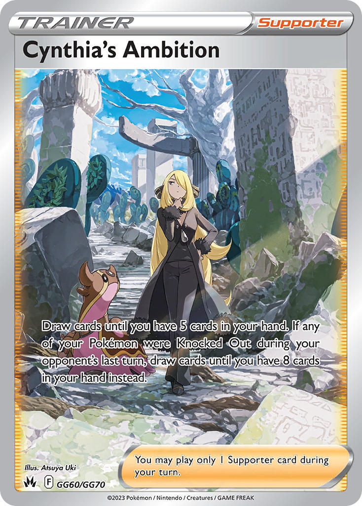 Cynthia's Ambition - GG60/GG70 (CRZ:GG) Ultra Rare - Near Mint Holofoi