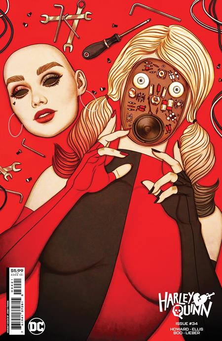 HARLEY QUINN #34 CVR B JENNY FRISON CARD STOCK VAR