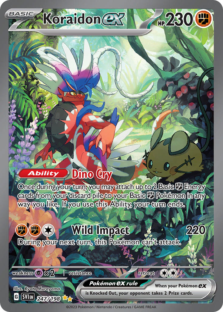 Koraidon ex - 247/198 (SV1) Special Illustration Rare - Near Mint Holo