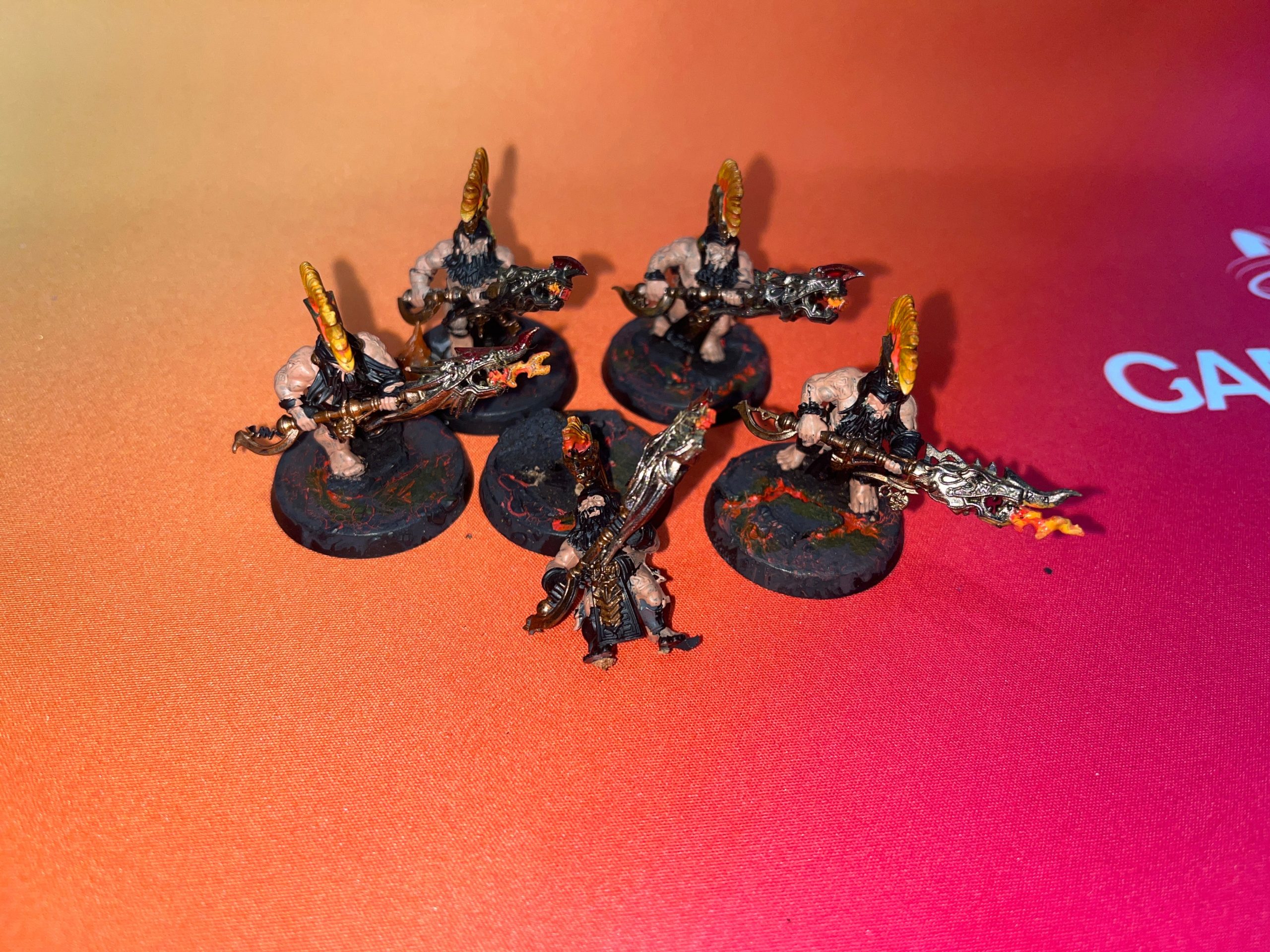 Age of Sigmar: Fyreslayers - Auric Hearthguard (USED) Lot 1