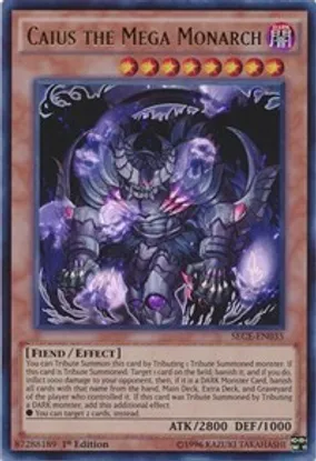 Caius the Mega Monarch (SECE-EN035) Light Play