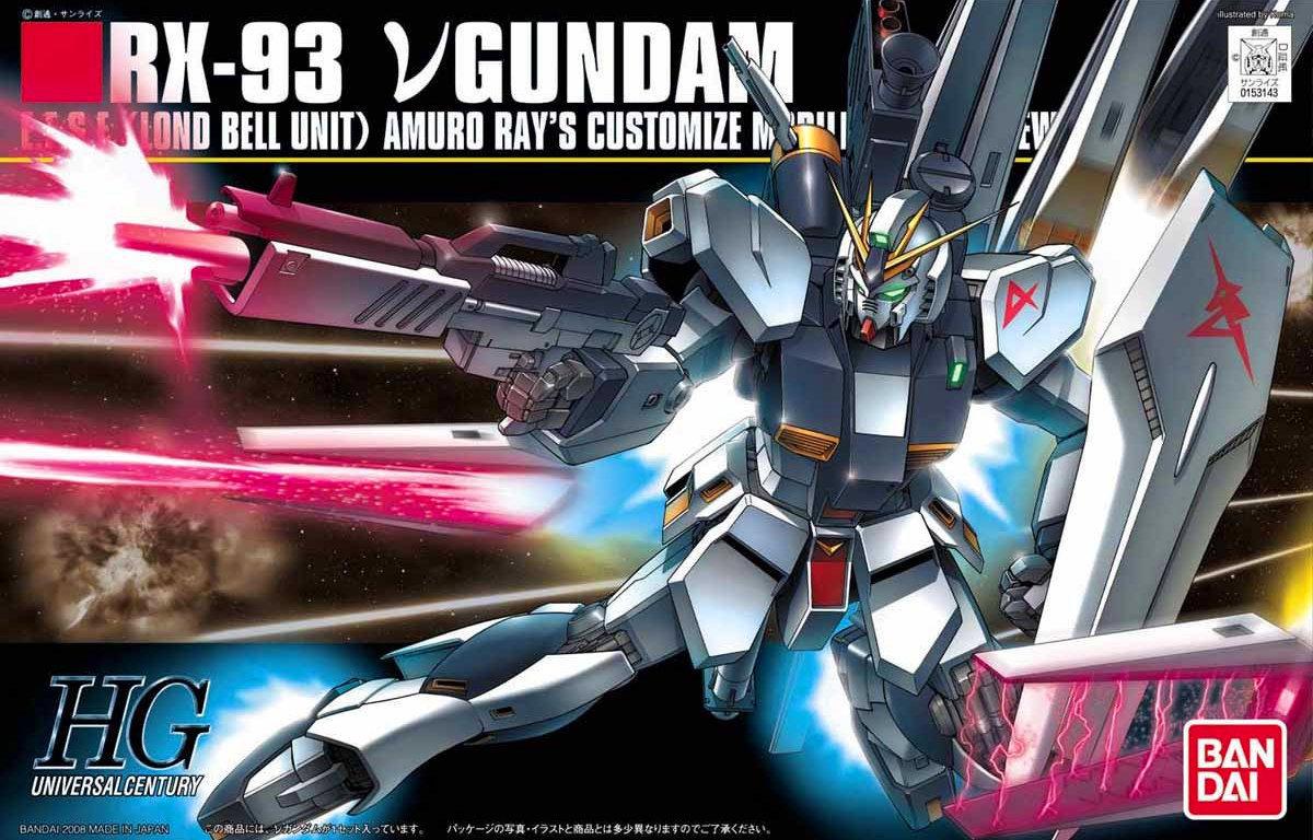 1/144 (HG-UC): Gundam Char's Counterattack - #086 RX-93 ν (Nu) Gundam
