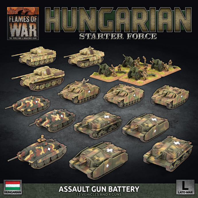 Flames of War: WWII: Hungarian (HUAB01) - Starter Force: Assualt Gunn