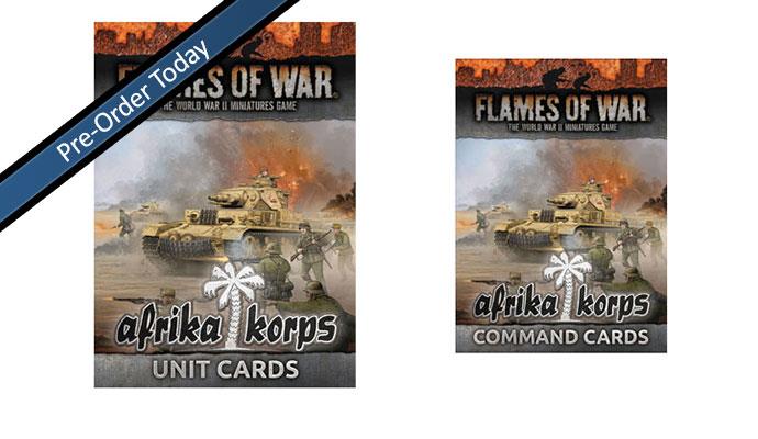 Flames of War: WWII: Unit and Command Cards (FW256-GCB) - German: Afri