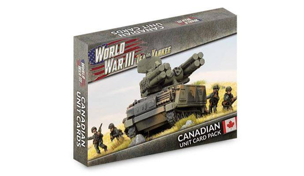 Flames of War: Team Yankee WW3: Canadian (WW3-09C) - Unit Cards