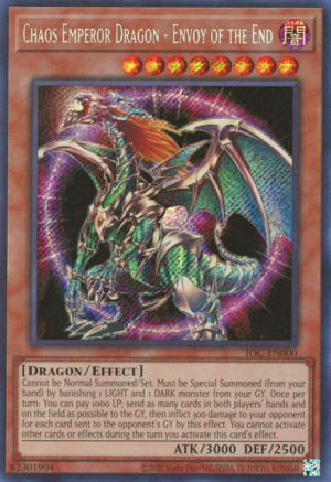 Chaos Emperor Dragon - Envoy of the End (IOC-EN000 (c) 2020 25th Anniv