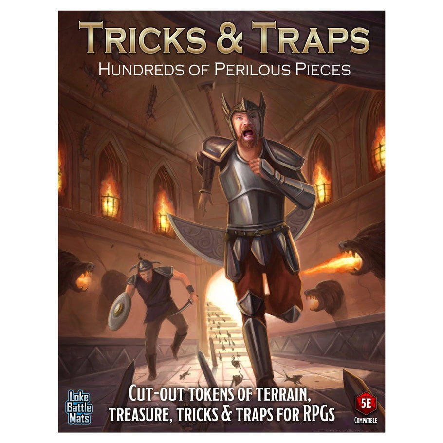 D&D 5E OGL: Tricks & Traps Hundreds of Perilous Pieces - Cut-Out Token