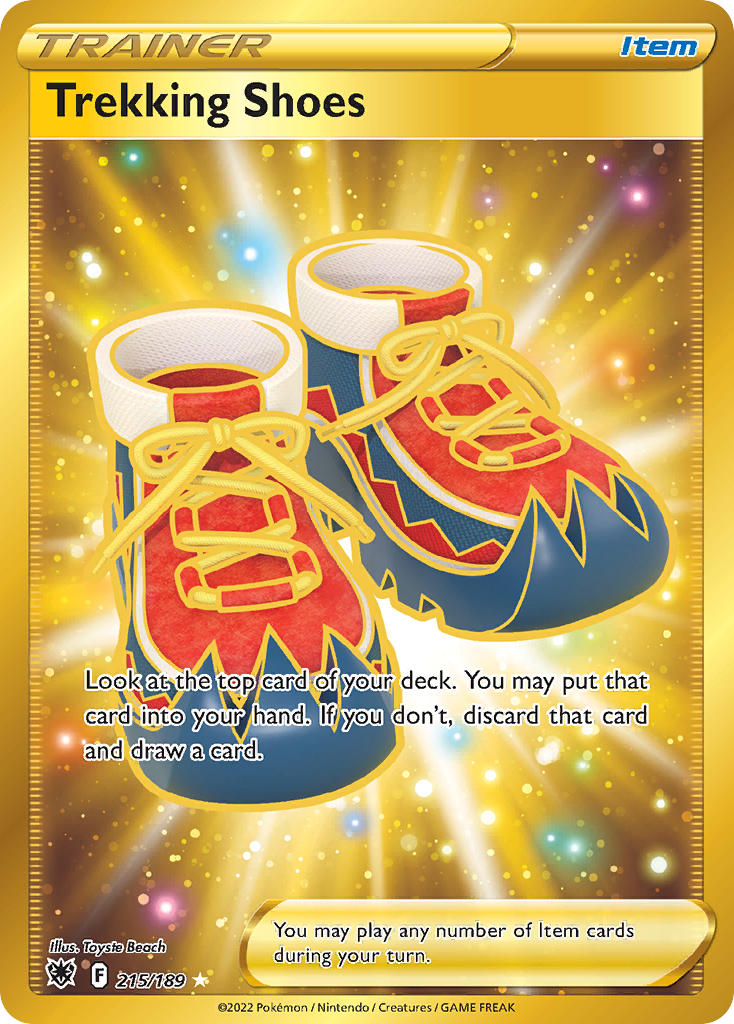 Trekking Shoes - 215/189 (SWSH10) Secret Rare - Near Mint Holofoil