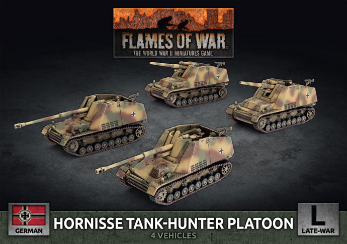 Flames of War: WWII: German (GBX182) - Hornisse Tank-Hunter Platoon (L