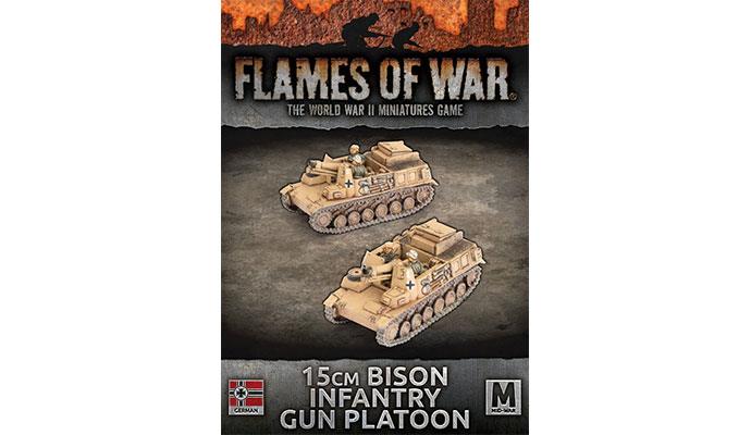 Flames of War: WWII: German (GBX186) - Bison (15cm) Self-propelled Gun