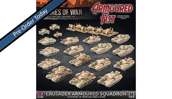 Flames of War: WWII: British (BRAB15) - Armoured Fist: Crusader Armour
