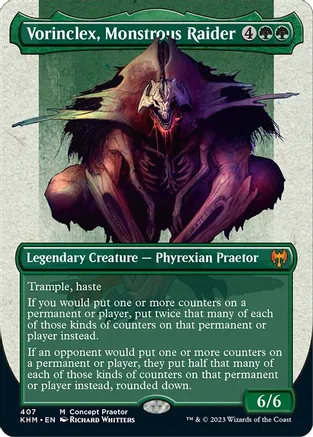 Vorinclex, Monstrous Raider [#407 Compleat FOIL] (KHM/ONE-M)