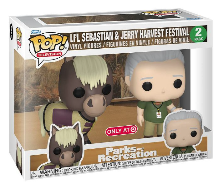 POP Figure Box Set: Parks & Rec - Li'l Sebastian & Jerry Harvest Festi