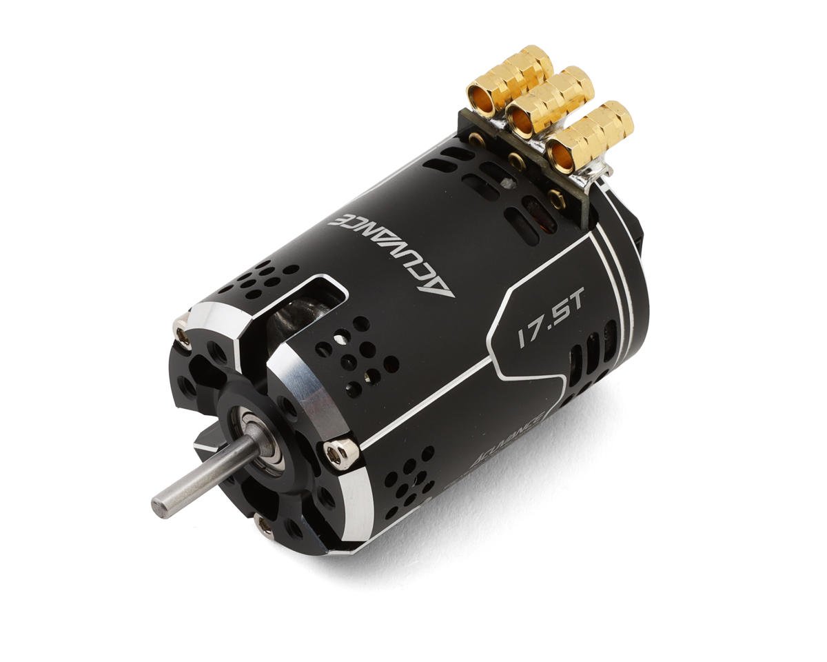 Acuvance Agile Sensored Brushless Drift Motor (Black) (17.5T)