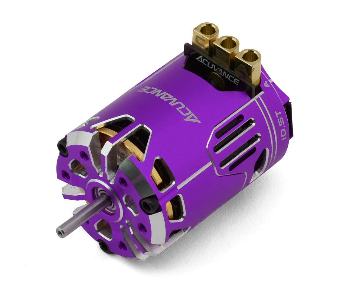 Acuvance Fledge Sensored Brushless Drift Motor (Purple) (10.5T)