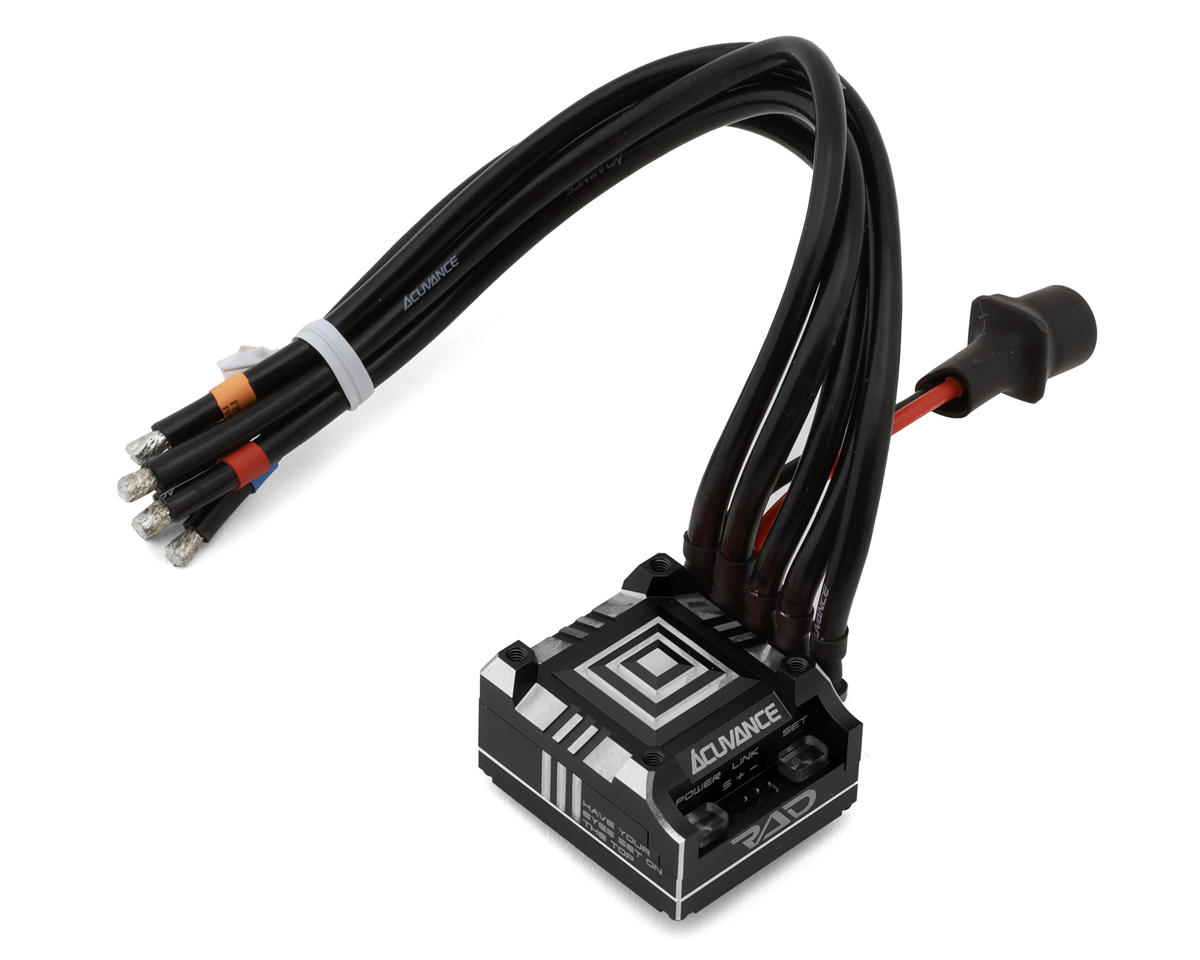 Acuvance RAD Performance Sensored Brushless 1/10 Drift ESC (Black)