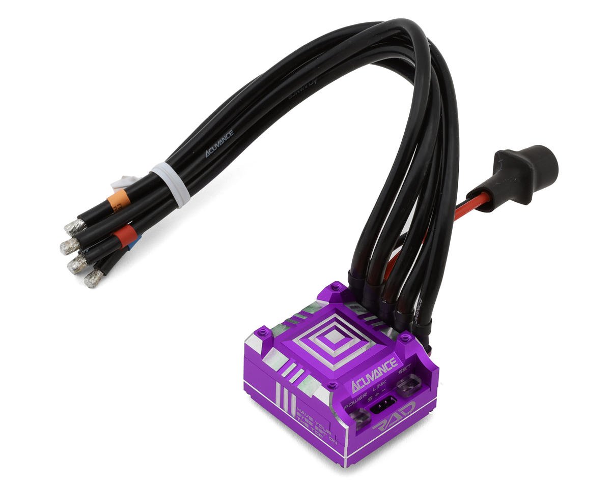 Acuvance RAD Performance Sensored Brushless 1/10 Drift ESC (Purple)