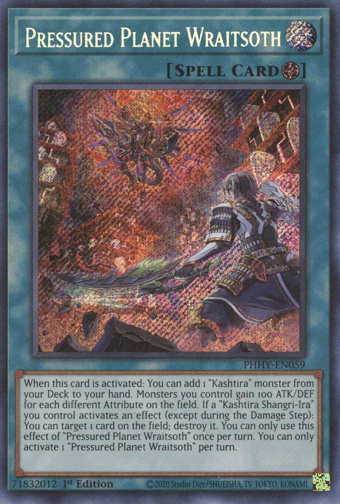 Pressured Planet Wraitsoth (PHHY-EN059) Secret Rare - Near Mint 1st Ed