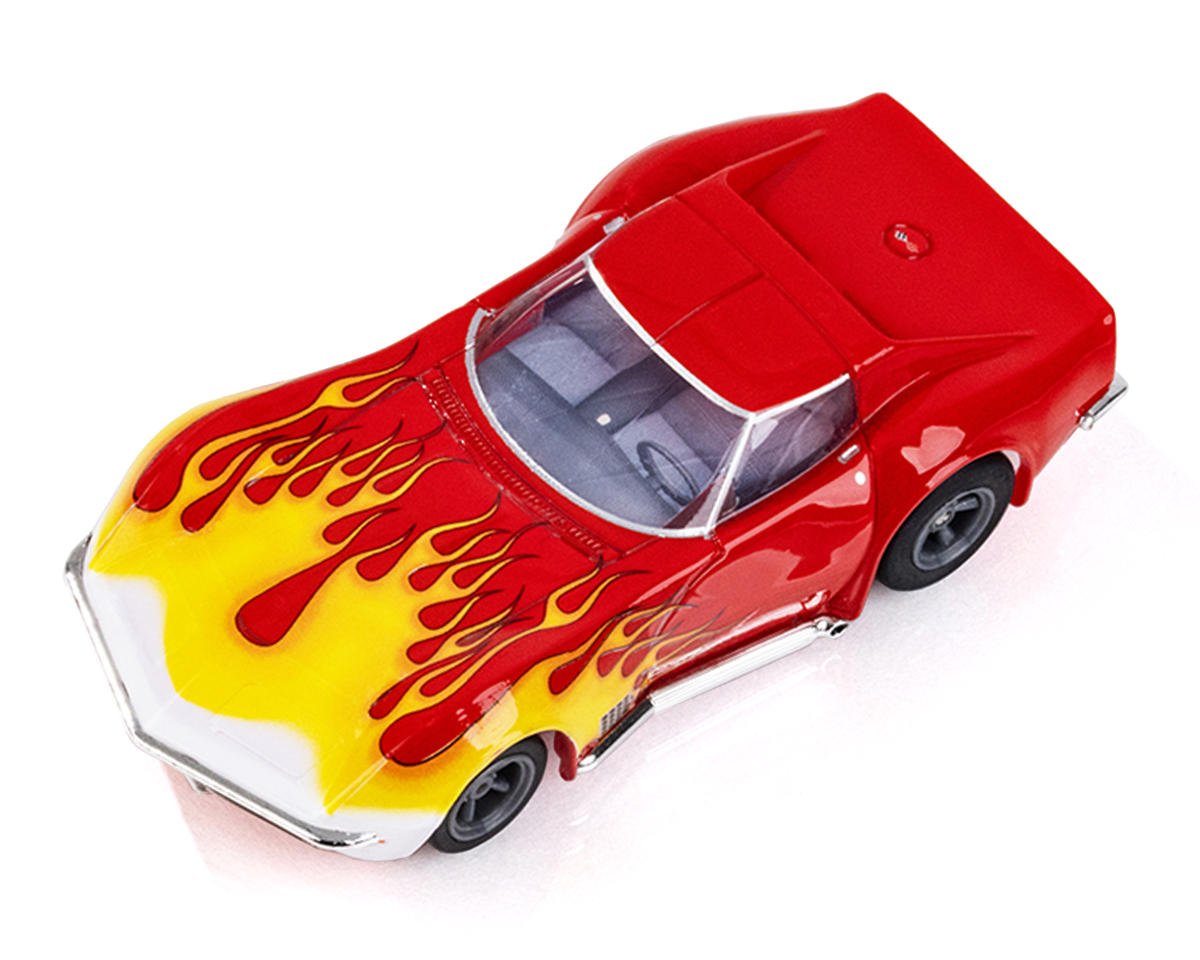 AFX Collector Series Corvette 1970 HO Slot Car (Red Wildfire) (SWB) (Mega G+)