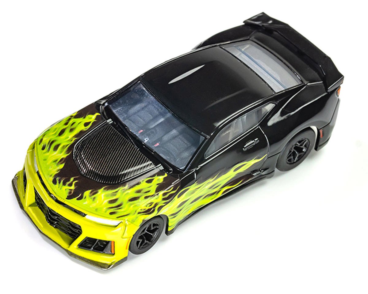 AFX 2021 Camaro ZL1 HO Slot Car (Lime Fire) (LWB) (Mega G+)
