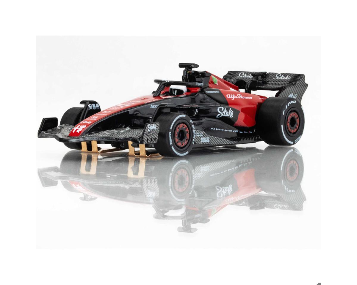 AFX Alfa Romeo 2023 F1 FY-77 HO Scale Slot Car (Black/Red) (LWB) (Mega G+) (Limited Edition)
