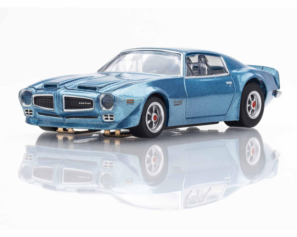 AFX Collector Series 1970 Firebird Formula 400 HO Scale Slot Car (Atoll Blue) (LWB) (Mega G+)