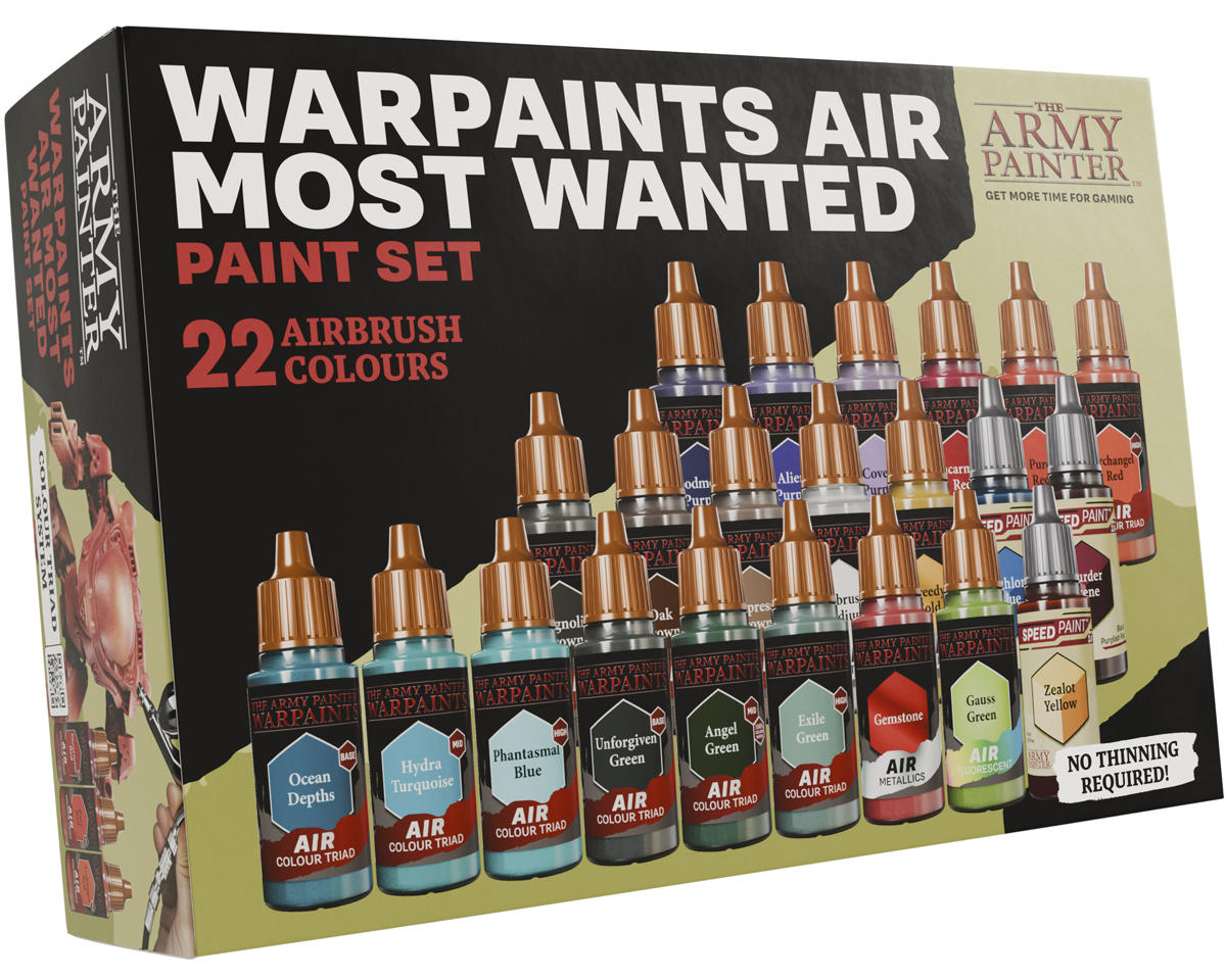 Army Painter Warpaints™ Air Most Wanted Paint Set (22) (18ml)