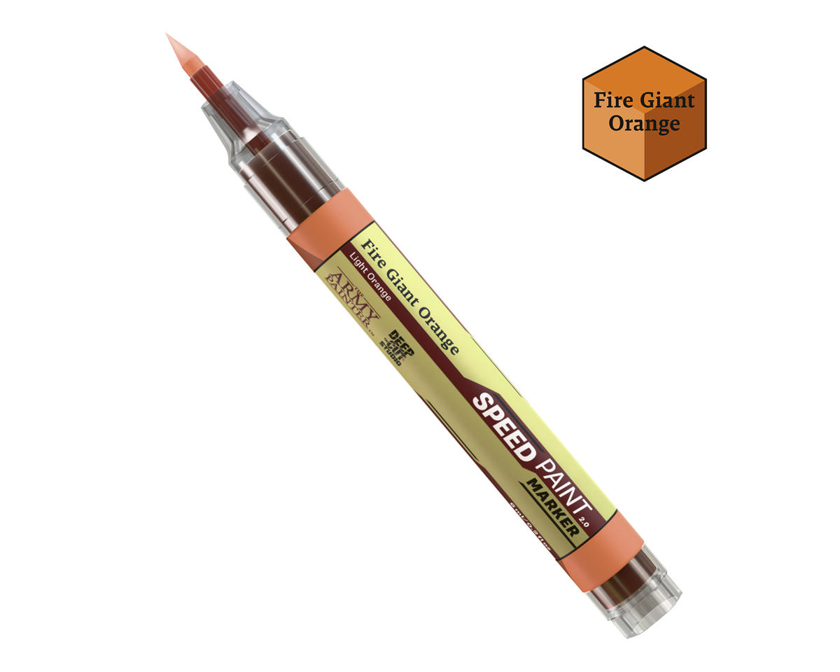 Army Painter Speedpaint 2.0 Felt-Tech Tip Paint Marker (Fire Giant Orange)