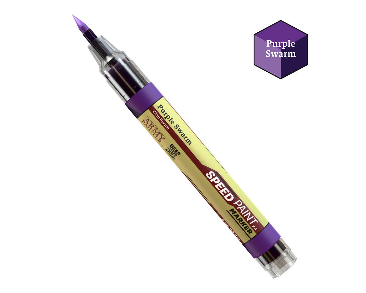 Army Painter Speedpaint 2.0 Felt-Tech Tip Paint Marker (Purple Swarm)