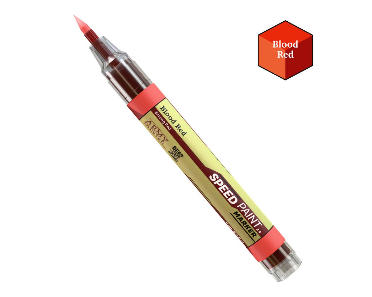 Army Painter Speedpaint 2.0 Felt-Tech Tip Paint Marker (Blood Red)