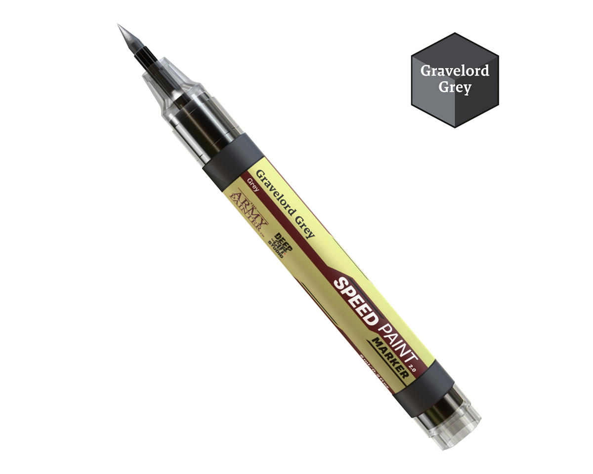 Army Painter Speedpaint 2.0 Felt-Tech Tip Paint Marker (Gravelord Grey)
