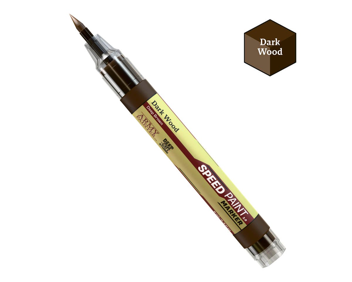 Army Painter Speedpaint 2.0 Felt-Tech Tip Paint Marker (Dark Wood)