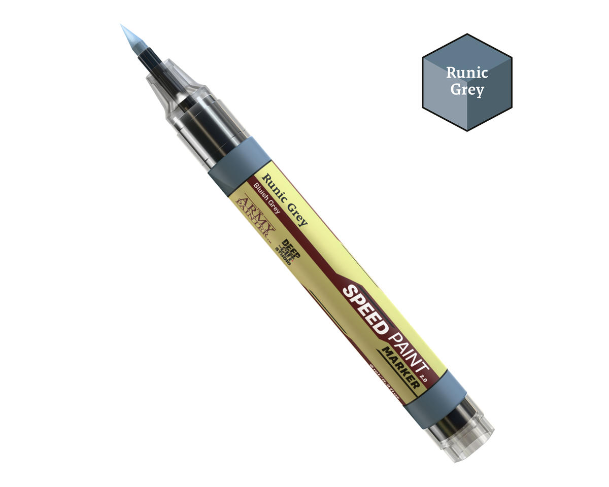 Army Painter Speedpaint 2.0 Felt-Tech Tip Paint Marker (Runic Grey)