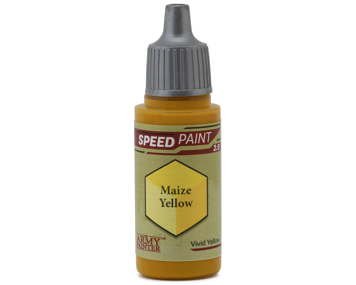 Army Painter Speedpaints Acrylic Hobby Paint (Maize Yellow) (18m)
