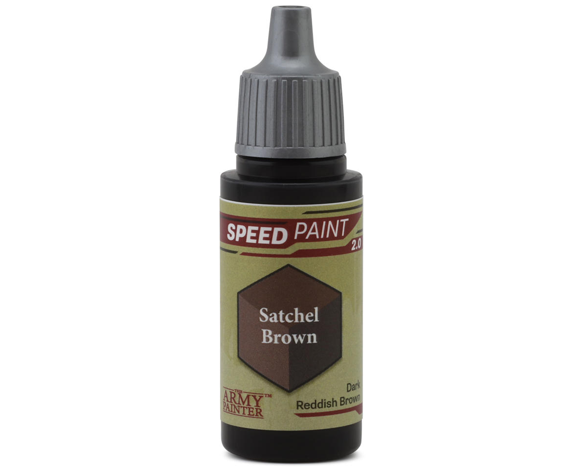 Army Painter Speedpaints Acrylic Hobby Paint (Satchel Brown) (18m)