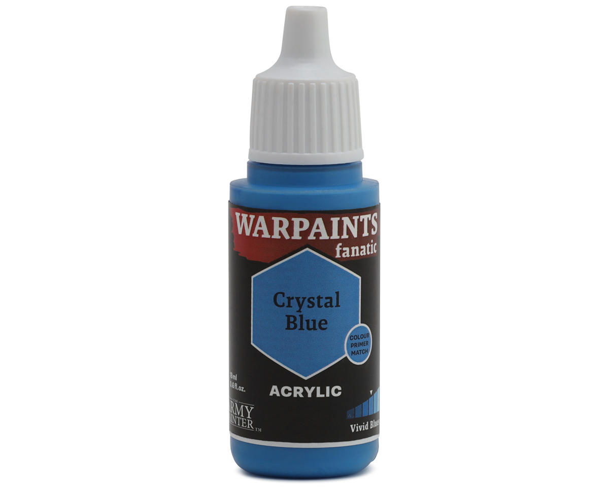 Army Painter Warpaints Fanatic Acrylic Hobby Paint (Crystal Blue) (18ml)
