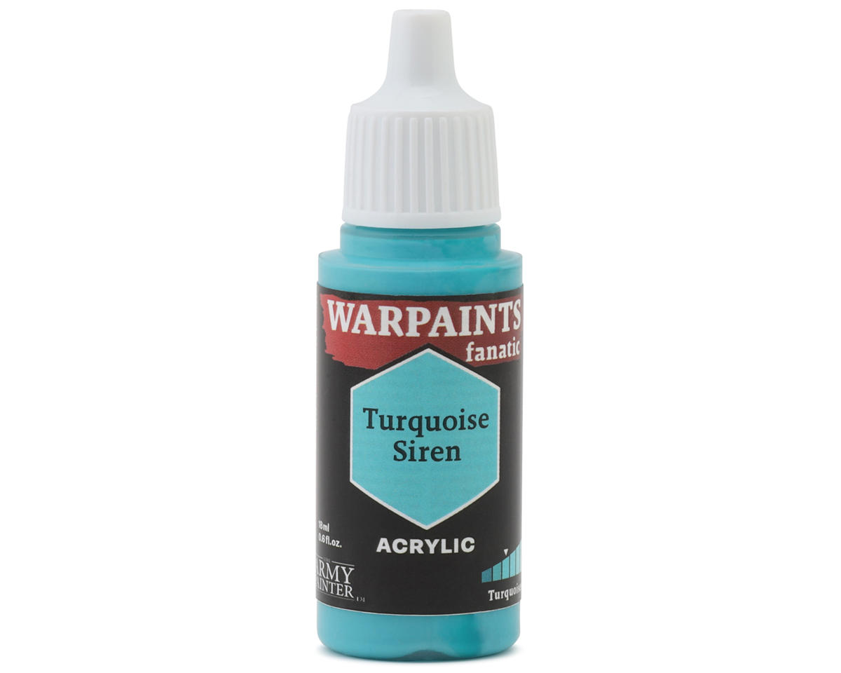Army Painter Warpaints Fanatic Acrylic Hobby Paint (Turquoise Siren) (18ml)