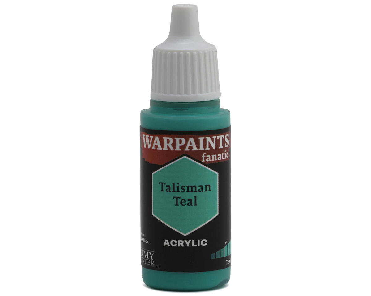 Army Painter Warpaints Fanatic Acrylic Hobby Paint (Talisman Teal) (18ml)
