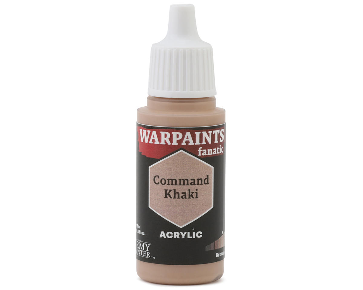Army Painter Warpaints Fanatic Acrylic Hobby Paint (Command Khaki) (18ml)
