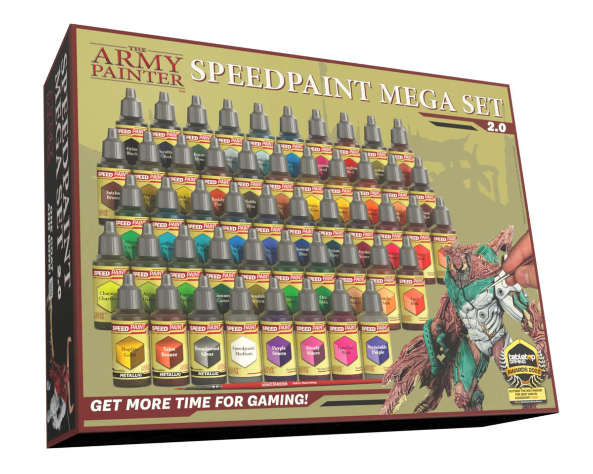 Army Painter Speedpaint Mega Acrylic Hobby Paint Set 2.0