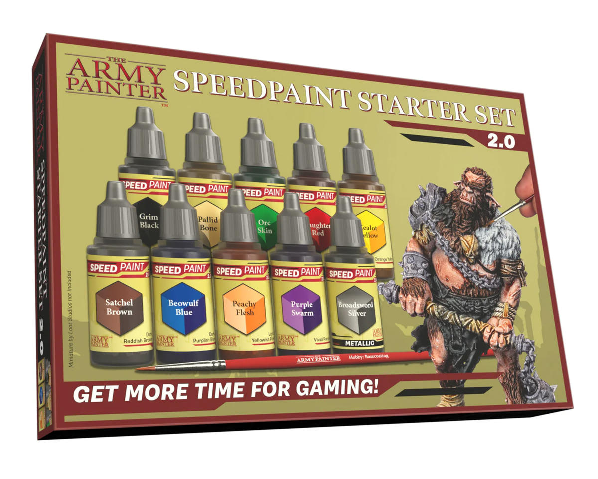 Army Painter Speedpaint Acrylic Model Paint Set (Starter 2.0)