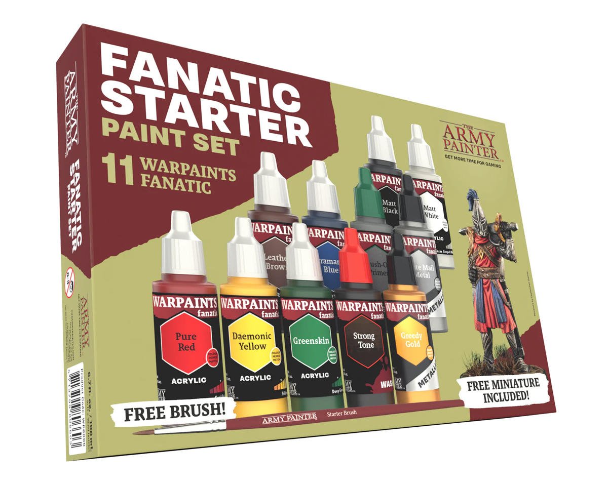 Army Painter Warpaints Fanatic Acrylic Model Paint Set (Starter Set)
