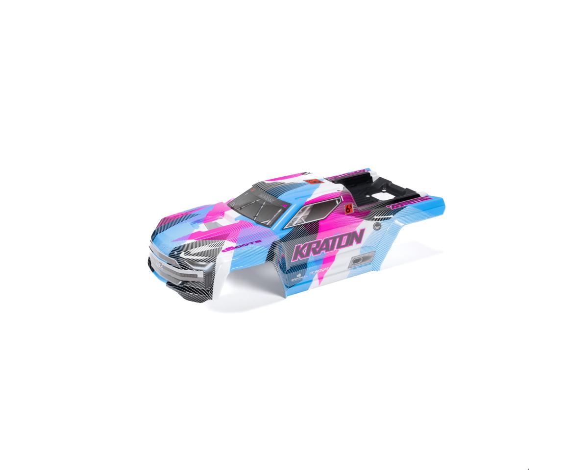 Arrma KRATON 6S BLX V6 1/8 Painted Body w/Decals (Blue/Pink)