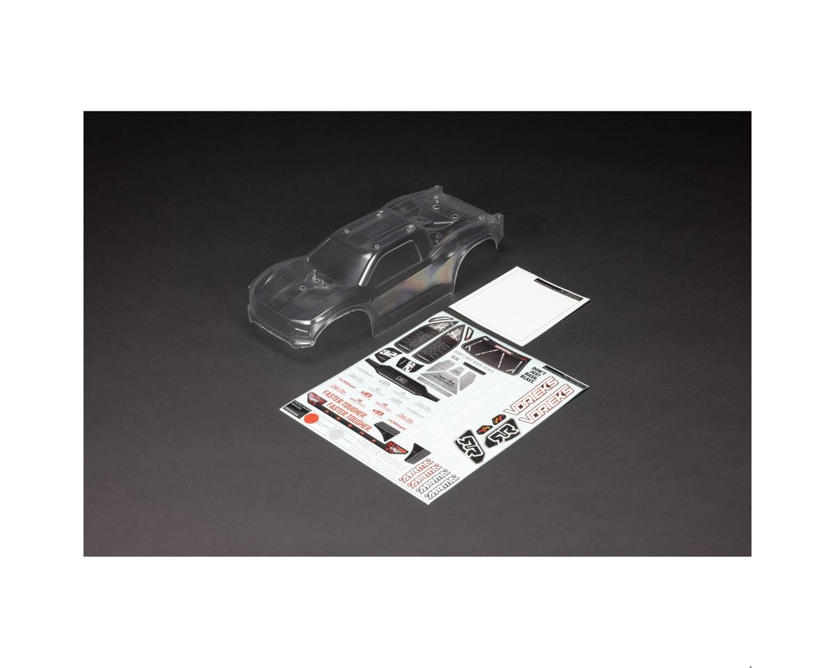 Arrma Vorteks 2WD 1/10 Clear Body with Decals