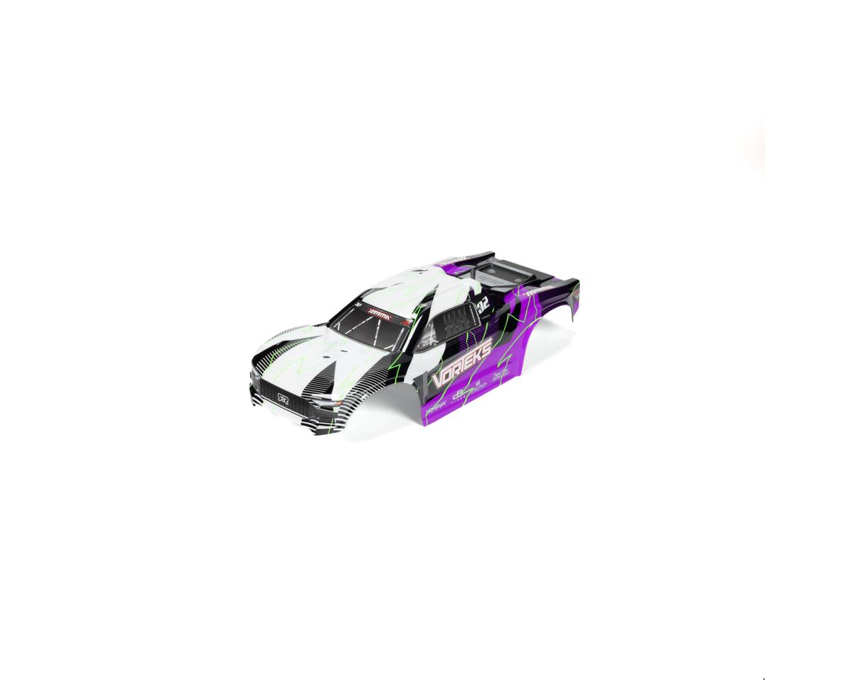 Arrma Vorteks 2WD 1/10 Clipless Painted Trimmed Body Set w/Decals (Purple)