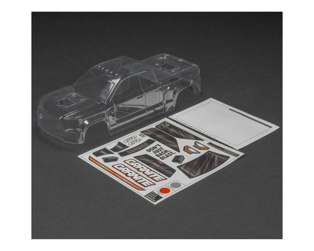 Arrma Granite 223S Trimmed Body (Clear)